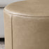 Elof Faux Leather Ottoman - Compact & Versatile Pouf | Living Room Footrest | Kinwell Furniture | Contemporary Ottomans